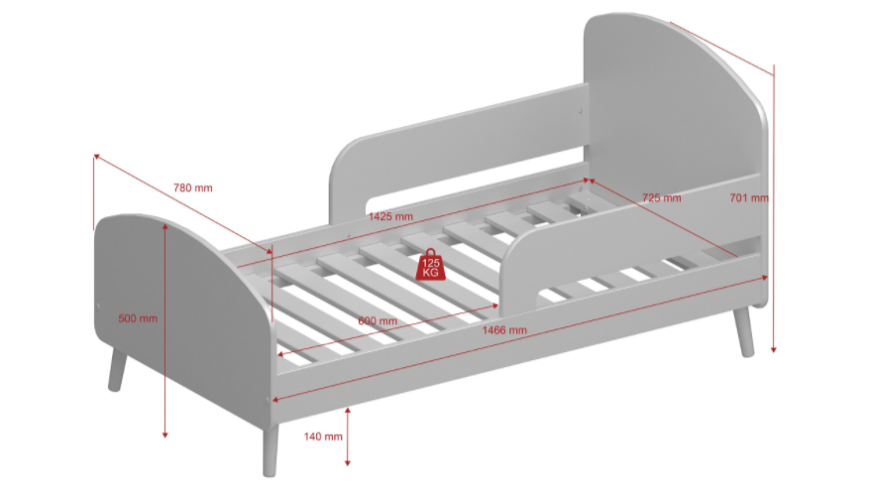 Peuterbed maten